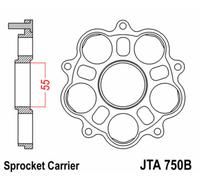 JT SPROCKETS Support de couronne - 5 Silentbloc Ducati