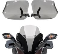 JT2D Bouclier De Protection des Mains De Moto, Accessoire De Pare-Brise pour H&Onda Forza 350 300 Forza125 NSS350 (Color : Grey)