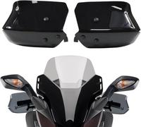 JT2D Bouclier De Protection des Mains De Moto, Accessoire De Pare-Brise pour H&Onda Forza 350 300 Forza125 NSS350 (Color : Le Noir)