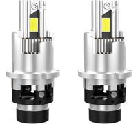 JT2D D2S/D2R D4S/D4R Lot de 2 phares LED à brancher directement, 6000 K, Plug & Play, haute luminosité, haute luminosité, pour voiture