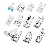 JTDEAL 11Pcs Pieds-de-Biche, Kit de Machine à Coudre Pieds Presseur de Rechange Pièces Accessoires pour Machine À Coudre Domestique Brother Singer Janome Toyota