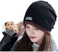JTDSQDC Protection EMF Chapeau,Tissu de Protection Contre Les radiations Tissu Anti-Rayonnement/Conducteur/Blindage pour Le Blocage du Signal D'isolation EMI Micro-Ondes,Black-OneSize