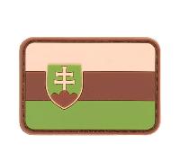 JTG Slovakia Flag Rubber Patch Green TMH20423