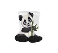 JTKBNVM Chaussettes pour femme et homme - Motif panda coquin - En coton - Respirantes - Chaudes - Pour la randonnée, le travail, Style :, taille unique