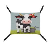 JTKBNVM Hamac mignon en forme de vache pour chat, furet, hamac pour chat de grande taille, hamac doux à suspendre, hamac pour chat