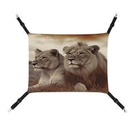 JTKBNVM Hamac pour chat lion et lionne africain - Hamac pour animal domestique - Hamac pour chat de grande taille - Hamac doux à suspendre pour chat