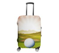 JTKBNVM Housse de bagage de golf approuvée par la TSA - Housse élastique lavable - Protection anti-rayures - Convient aux valises de 48 à 76,2 cm, blanc, M