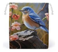 JTKBNVM Joli sac en mousseline de coton avec cordon de serrage, sacs cadeaux en toile, sacs cadeaux de Noël, sacs cadeaux en tissu, pochette à bijoux avec cordon de serrage, 1 pièce, Style :, 1 Count