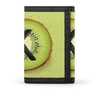 JTKBNVM Kiwi Art Portefeuille à trois volets pour homme et femme Portefeuille fin à trois volets avec poche avant | Portefeuille polyvalent avec 8 porte-cartes de crédit, style, taille unique, Style