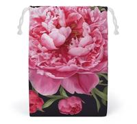 JTKBNVM Sacs en mousseline de coton avec cordon de serrage, sacs cadeaux en toile, sacs cadeaux de Noël, sacs cadeaux en tissu, pochette à bijoux avec cordon de serrage, 1 pièce