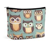 JTKBNVM Trousse de maquillage pour femme avec motif de hiboux - Étanche - Portable - Grande trousse de maquillage portable - Taille unique, Style :, Taille unique