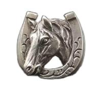 jtkhaweh Bagues Bague Bijoux Femme Hommes Fer À Cheval, Tête De Cheval, Bague du Zodiaque, Style Rétro Personnalisé