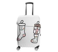 JTKLQBN Housse de bagage anti-rayures avec chaussettes, boîte cadeau, housse de protection pour valise, lavable, protection élastique pour bagages de taille, Coffret cadeau pour chaussettes, S