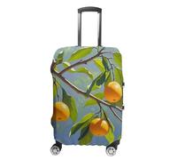 JTKLQBN Housse de Bagage Anti-Rayures Branches Orange Imprimé Bagages Case Protecteur Lavable Valise Couverture Élastique Protecteur pour Bagages Taille, Branches d'orange, L