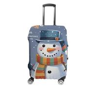 JTKLQBN Housse de bagage anti-rayures imprimée Happy Work - Housse de protection lavable pour valise élastique, Happy Work, XL