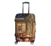 JTKLQBN Housse de bagage anti-rayures - La table est remplie de cadeaux imprimés - Housse de protection lavable pour valises de taille, La table est remplie de cadeaux, L