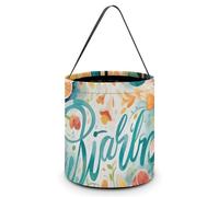JTKLQBN Sacs à bonbons fourre-tout d'Halloween, seaux de Noël pour cadeaux « Spring Is Coming » imprimés réutilisables pour Halloween, le printemps arrive, 20 x 20 x 21 cm, Le printemps arrive,