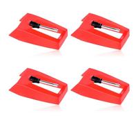 JTKREW 4 Pièces Pointes de Lecture pour Tourne-Disques Crosley, ION, Jensen, Bush et Teac - Optimisez la Qualité Sonore de Votre Platine Vinyle