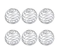 JTKREW 6 shakers en acier inoxydable pour boissons mélangées,shakers protéinés en acier inoxydable pour boissons mélangées de protéines, boules de mélange de protéines