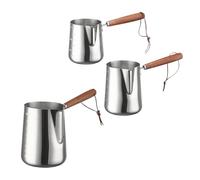 JTKSSCS Cafetière 1 théière turque avec bec verseur et pichet à mousse de lait(1000ML)
