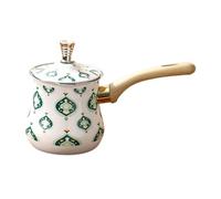 JTKSSCS Cafetière Cafetière turque portable avec poignée en bois et couvercle 900 ml