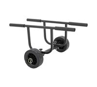 JTKSSCS Chariot Kayak 220.46lbs Stainless Steel Boat Dolly Cart Transport Carrier for Small Boats Up to 16.54 inch in Width