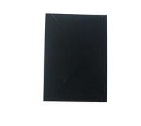 JTKSSCS Faire Part De Mariage Enveloppes en velours doux et lisses 13,5 x 19, cm, adaptées aux cartes d'invitation 5'' 7''(Black,200pcs)