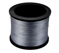 JTKSSCS Fil De Peche Ligne de pêche tressée PE à 12 brins, Fil Multifilament Solide, Sturdy, for Eau salée, 500M/100M/300/1000M(X12 Strand Gray,500M-0.37MM-80LB)