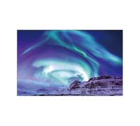 JTKSSCS Fond Aquarium Autocollant de Fond d'aquarium, Affiche de planète Bleue, Papier Peint Autocollant de décoration d'aquarium(40x80cm)