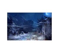 JTKSSCS Fond Aquarium Autocollant de Fond d'aquarium, Affiche de Village, décoration d'aquarium, Papier Peint Autocollant, arrière-Plan(54x122cm)