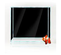 JTKSSCS Fond Aquarium Fond d'écran dégradé for Aquarium, Impression Simple, décorations for Toile de Fond d'aquarium(Black,60x240cm)