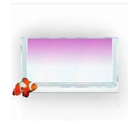 JTKSSCS Fond Aquarium Fond d'écran dégradé for Aquarium, Impression Simple, décorations for Toile de Fond d'aquarium(Pink,60x240cm)