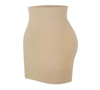 JTKSSCS Fond De Robe Gainante Mini-jupe gainante 2 en 1 avec string intégré, contrôle du ventre, vêtement de forme extensible et sexy avec baleines(Beige,M)