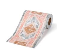 JTKSSCS Frise Papier Peint Auto-adhésif PVC taille ligne papier peint rétro gaufrage salon plinthe frontière décoration murale coin décor à la maison Art autocollant(06 10x10M)