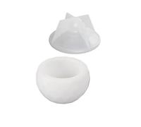 JTKSSCS Moule Jesmonite Moule en Silicone trapézoïdal for boîte à Bijoux, moules avec Couvercle, Tasse Parfaite for Le Stockage des décorations de la Maison(Section 4,S)