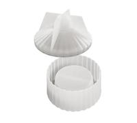 JTKSSCS Moule Jesmonite Moule en Silicone trapézoïdal for boîte à Bijoux, moules avec Couvercle, Tasse Parfaite for Le Stockage des décorations de la Maison(Section 2,L)