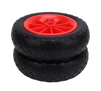 JTLB 1 Paire de Roues de Rechange pour Chariot de Kayak de 10 Pouces, Pneus Solides, Anti-crevaison, pour Chariot de Kayak et canoë