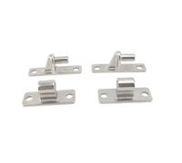 JTLB 2pcs 304 Charnières de Porte en Acier Inoxydable, Charnières de Porte Murale Robustes à la Rouille pour les Portes de la Ferme Fences en Bois, une capacité de Charge élevée