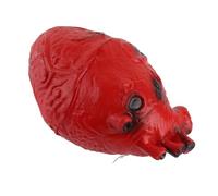 JTLB Accessoire réaliste en latex en forme de cœur humain grandeur nature - Accessoires d'horreur - Tour de magie effrayant avec vos amis et votre famille - Pour Halloween (rouge)