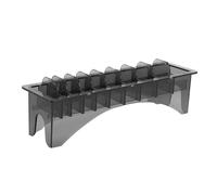 JTLB Boîte de rangement à 10 grilles pour peignes de tondeuse à cheveux électriques, étui de rangement pour peignes de guidage, idéal pour les outils de coiffure