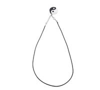 JTLB Collier Pendentif Taichi en Cristal Naturel, Style Unique, Calme et Détendu, Joli Cadeau pour Hommes, Femmes avec Tenue Décontractée ou Formelle, Bijoux Légers en Pierres