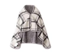 JTLB Couverture chauffante multifonction en flanelle adaptable pour la maison, le bureau, la voiture, les voyages