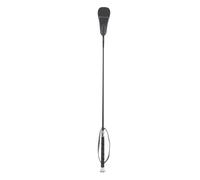 JTLB Cravache D'équitation, Cravache de Dressage de 68 Cm avec Poignée Antidérapante et Dragonne en Caoutchouc, Tige de Fouet en Fibre PC et Pointe en Cuir, pour L'entraînement de (Noir)