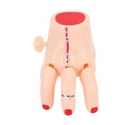 JTLB Eng Faux Hand Prop Réaliste Wind Up Faux Main Crawling Prank Toy pour Vacances Cosplay Party Décoration (Rose jaunâtre)