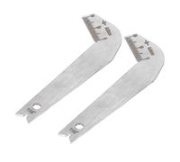JTLB Jauge D'angle de Foret, 2 Pièces Outil de Mesure D'échelle en Acier Inoxydable de 118 Degrés avec une Précision de 0,5 Mm pour L'inspection de L'affûteur de Foret et la