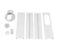 JTLB Kit de Fenêtre de Climatiseur Portable 4 Pièces, Kit de Joint D'aération de Fenêtre Réglable en PVC ABS avec Adaptateur de Tuyau Universel, Panneau de AC Résistant à