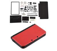 JTLB Kit de réparation complet de boîtier de rechange pour 3DS XL, fixation parfaite des pièces pour la console de jeu (rouge)