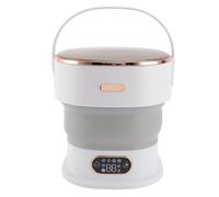 JTLB Machine à laver portable, 13 l, avec panier à linge souple, entrée d'eau automatique pour un usage domestique et un dortoir, efficace et économe en énergie, pliable, prise UE