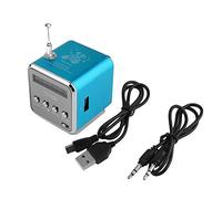 JTLB Mini enceinte Bluetooth avec carte SD TF USB 2.0, lecteur MP3, haut-parleur stéréo, fonction Line In pour la maison, l'extérieur, les voyages