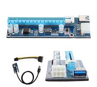 JTLB Pcie 1X à 16X Mini Pcie à Pci Express 16X Riser Mini Pci-E à Pci Express16X Extender Riser Adaptateur avec Cordon d'alimentation pour L'exploitation de Cartes Vidéo